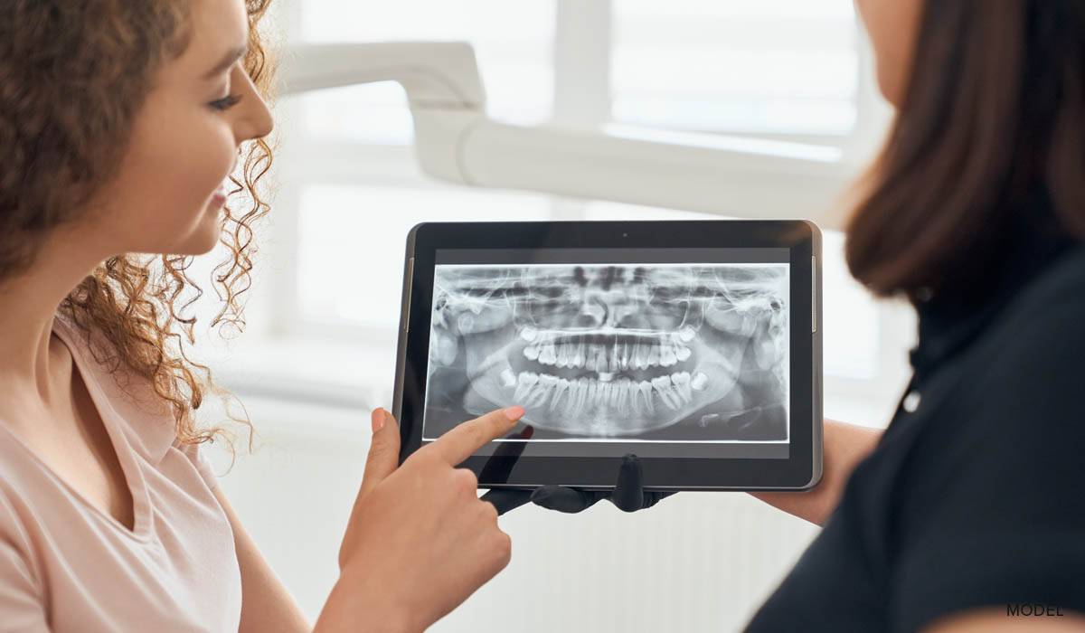 Pediatric dental x-ray at ZPD Dental Clinic showing safe and accurate imaging for children