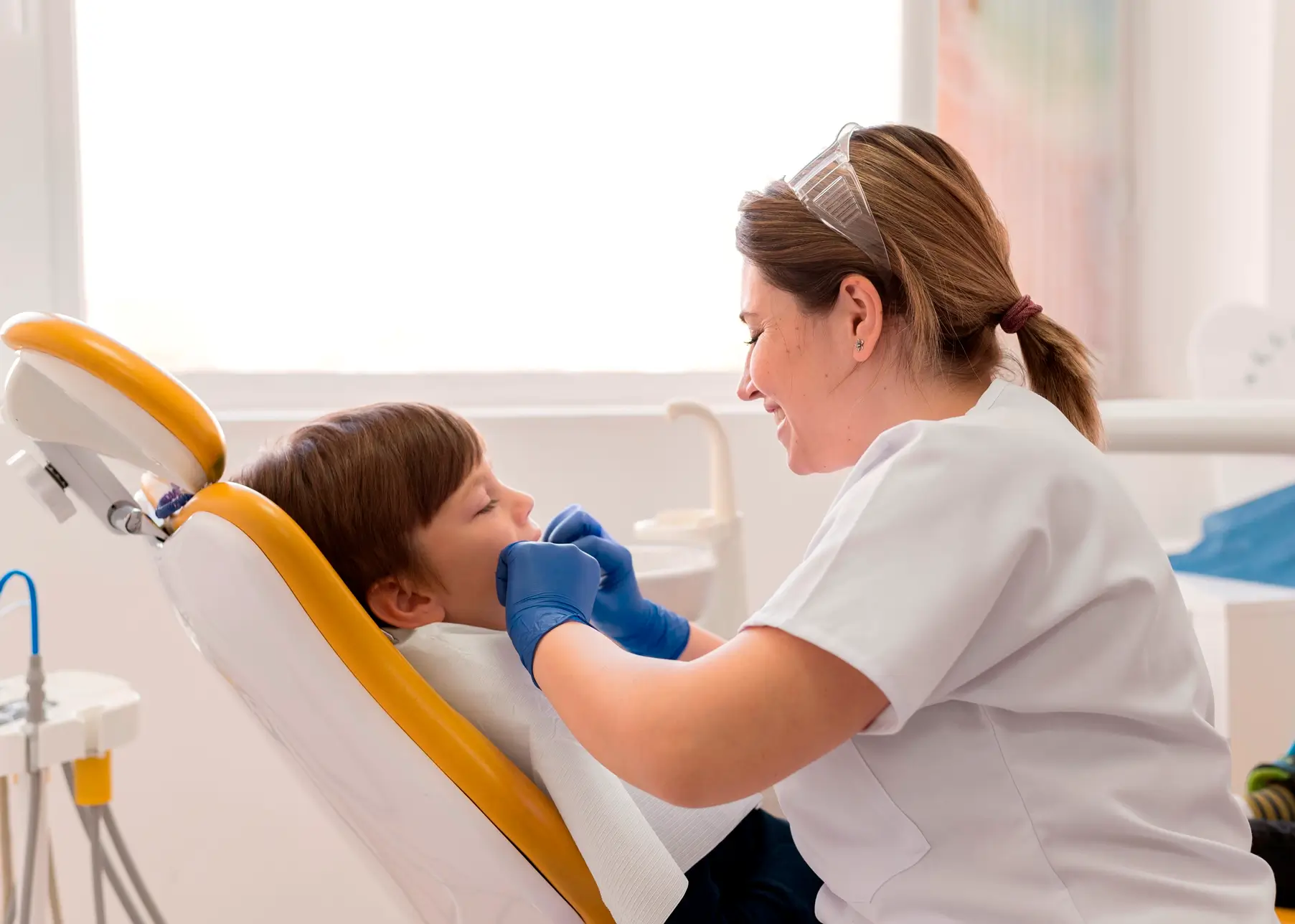 Pre-teen and teen dental care showing proper oral hygiene practices for growing children