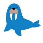 Illustration of a seal character for website theme or children’s educational content